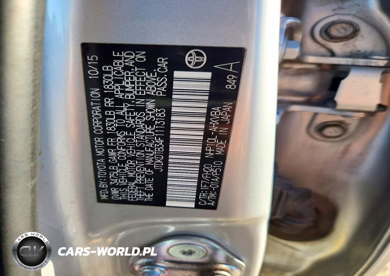 2015 Toyota Prius C One VIN:JTDKDTB34F1113183 - 12