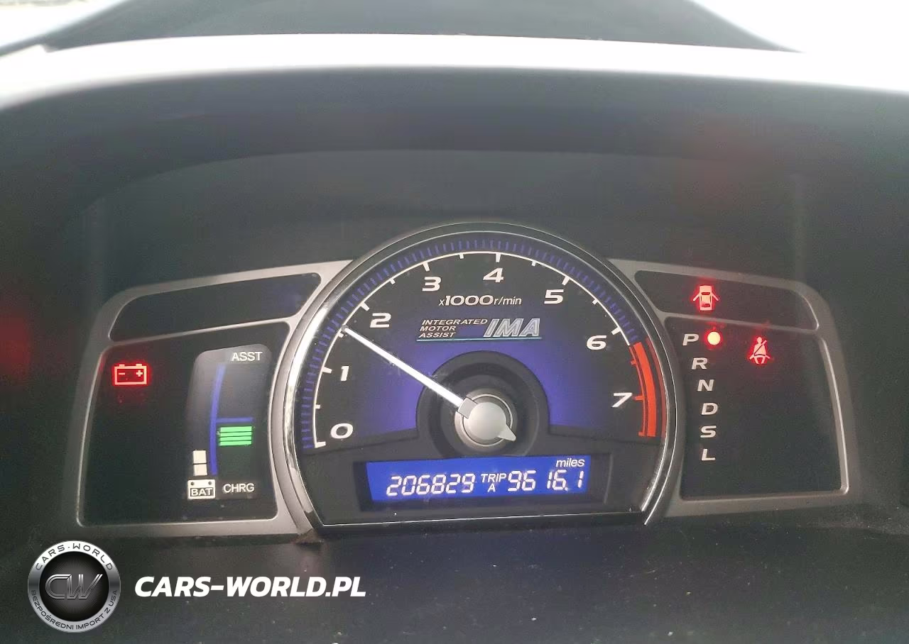 2007 Honda Civic Hybrid VIN:JHMFA36277S031115 - 9
