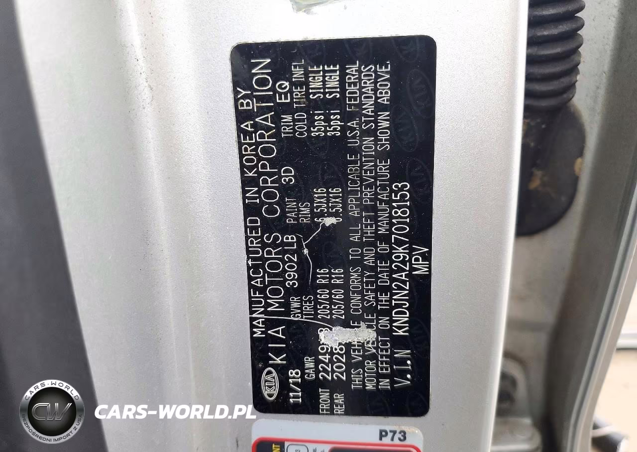 2019 Kia Soul Base VIN:KNDJN2A29K7018153 - 13