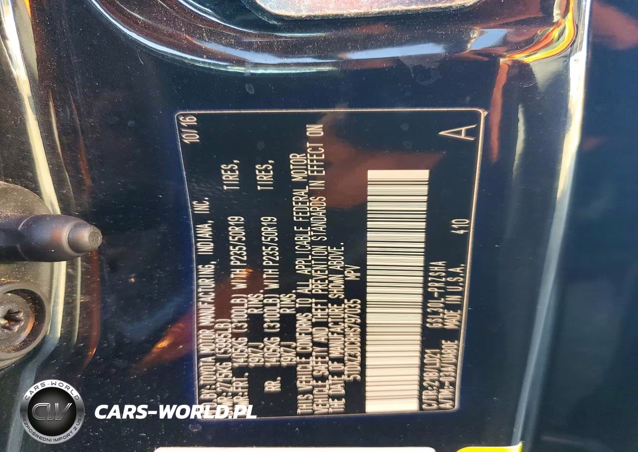 2017 Toyota Sienna Se VIN:5TDXZ3DC8HS797035 - 13