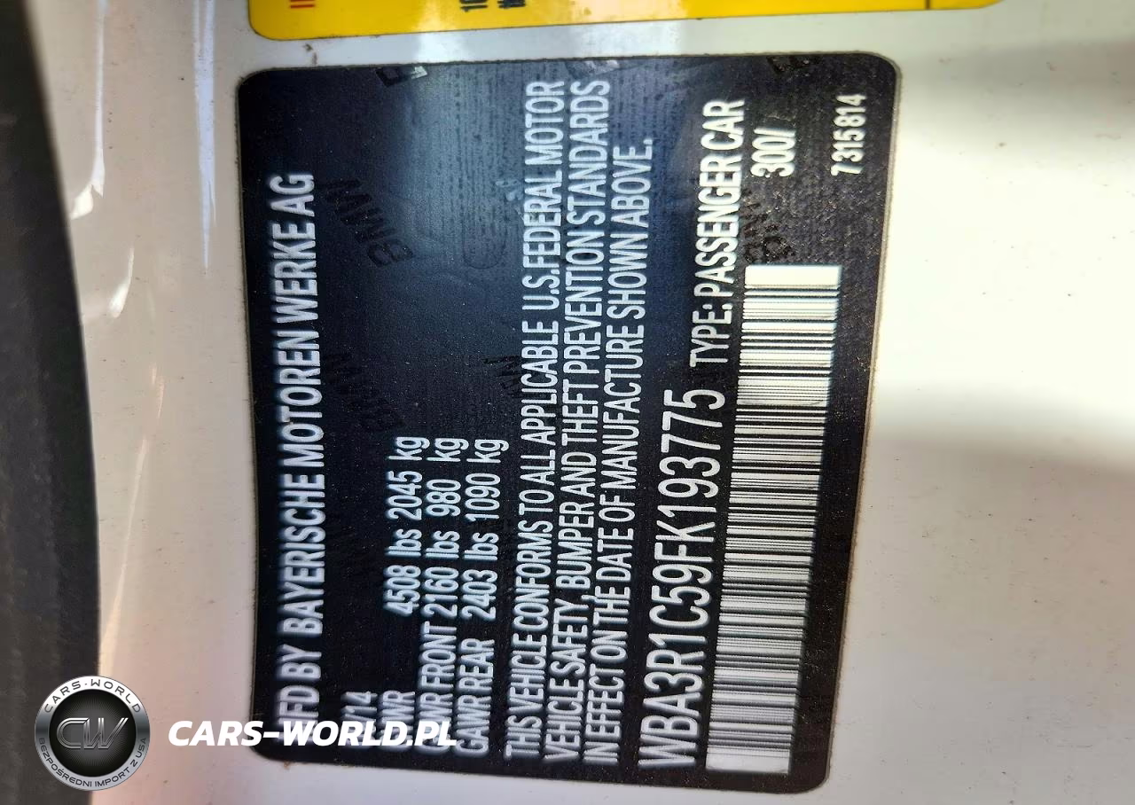 2015 BMW 435 I VIN:WBA3R1C59FK193775 - 12