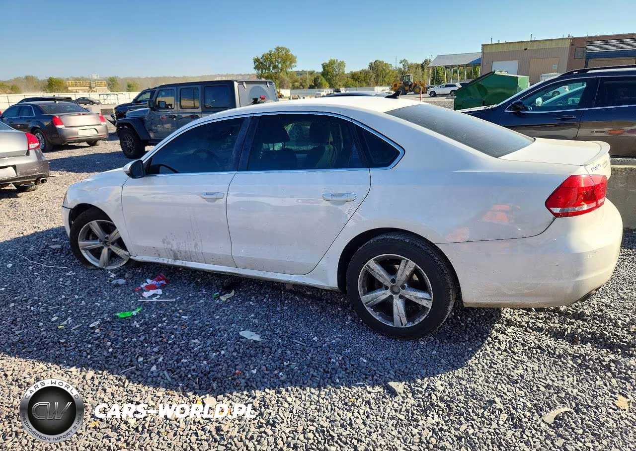 2012 Volkswagen Passat Se VIN:1VWBH7A33CC103240 - 2