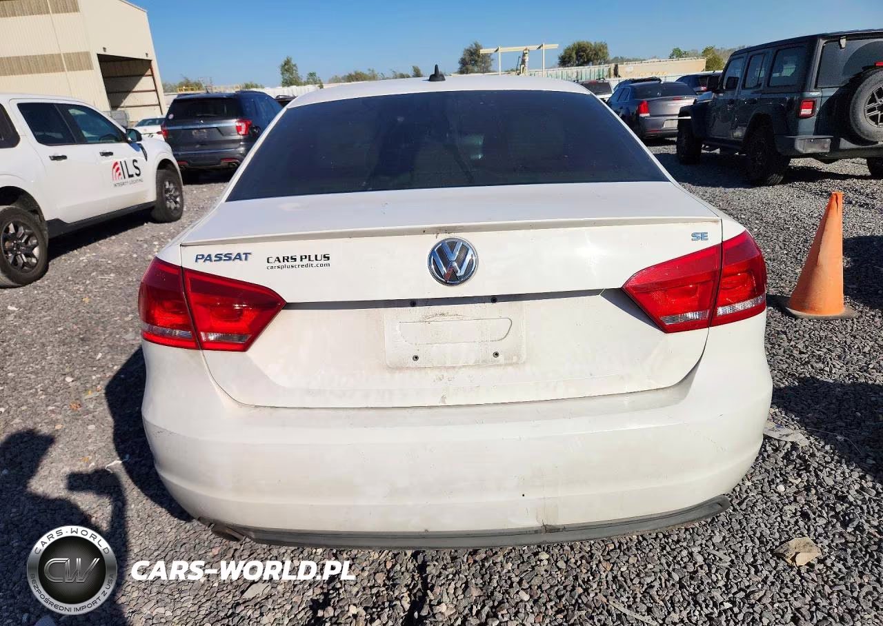 2012 Volkswagen Passat Se VIN:1VWBH7A33CC103240 - 6