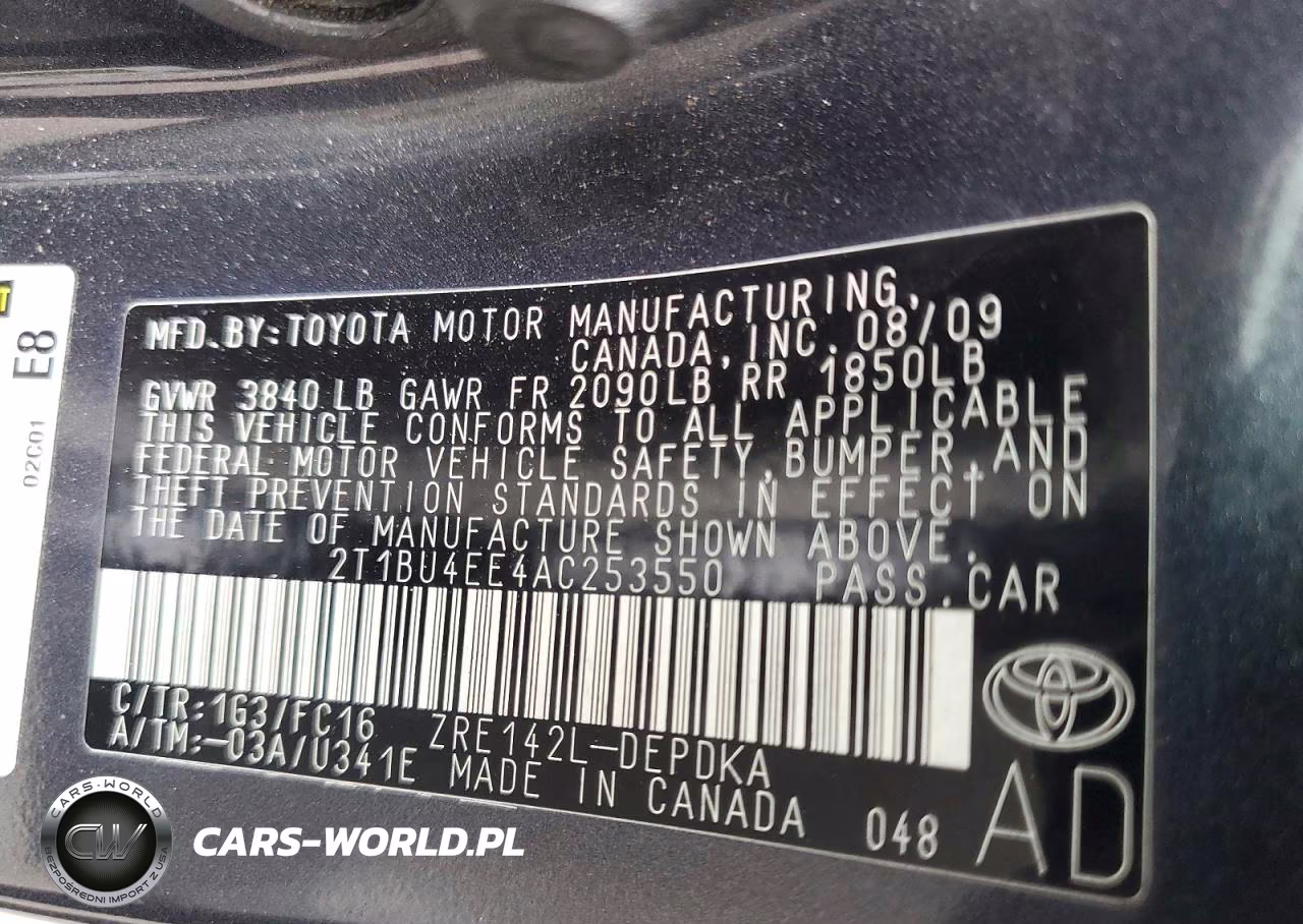 2010 Toyota Corolla Le VIN:2T1BU4EE4AC253550 - 12