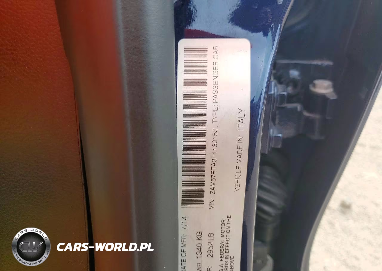 2015 Maserati Ghibli S VIN:ZAM57RTA3F1130153 - 12