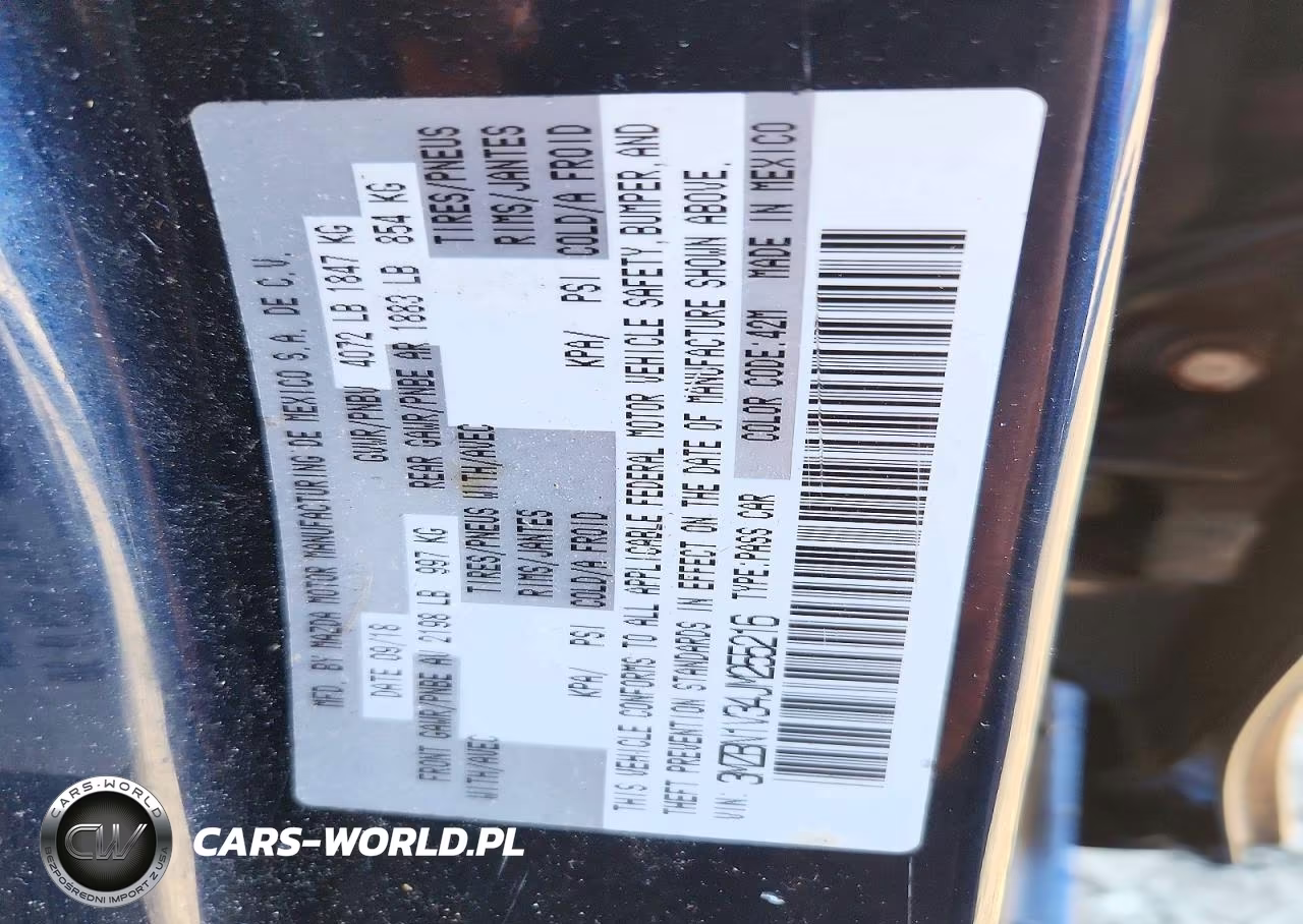 2018 Mazda 3 Touring VIN:3MZBN1V34JM255216 - 12