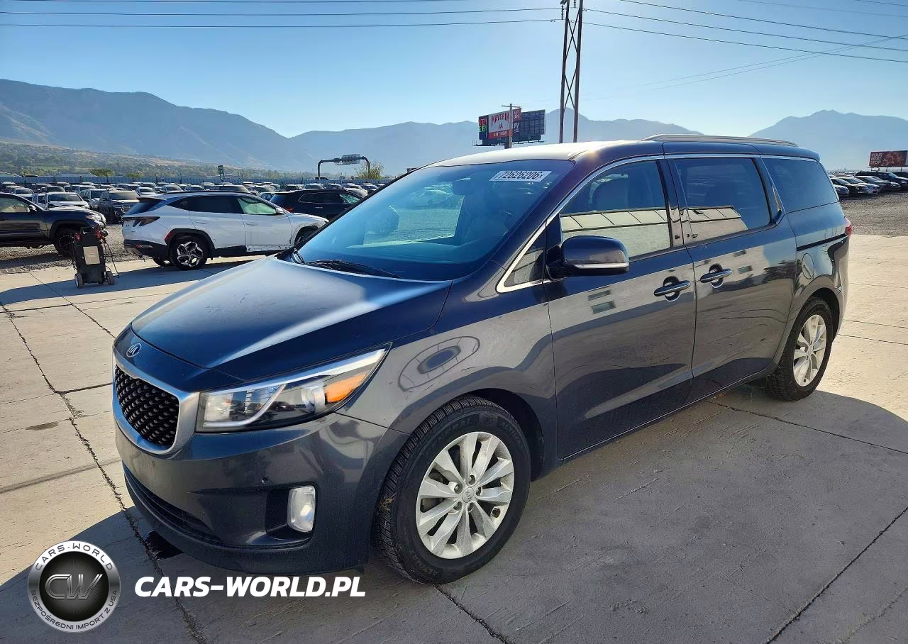 2017 Kia Sedona Ex VIN:KNDMC5C19H6255622 - 1