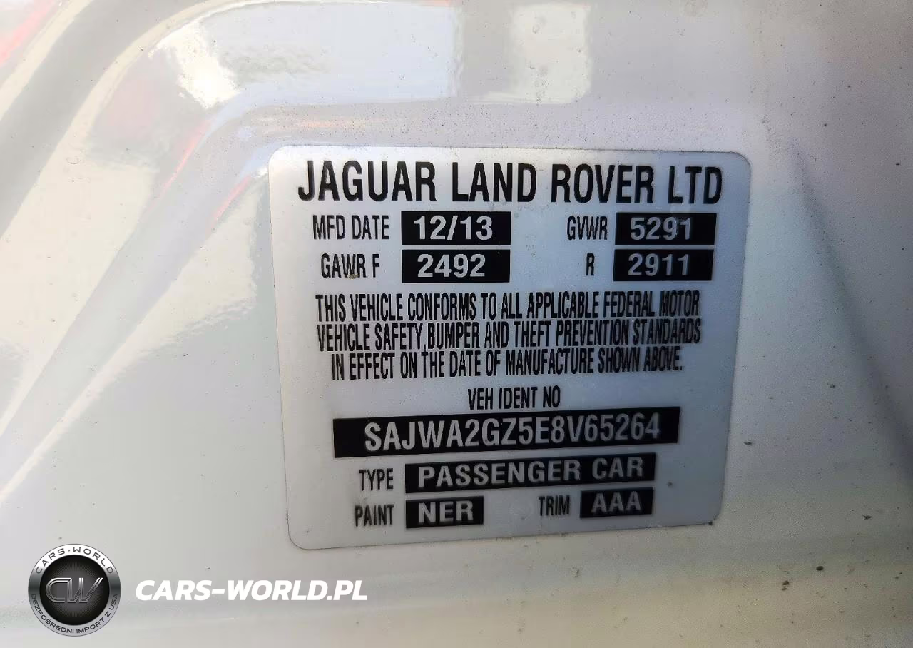 2014 Jaguar Xjl Portfolio VIN:SAJWA2GZ5E8V65264 - 12