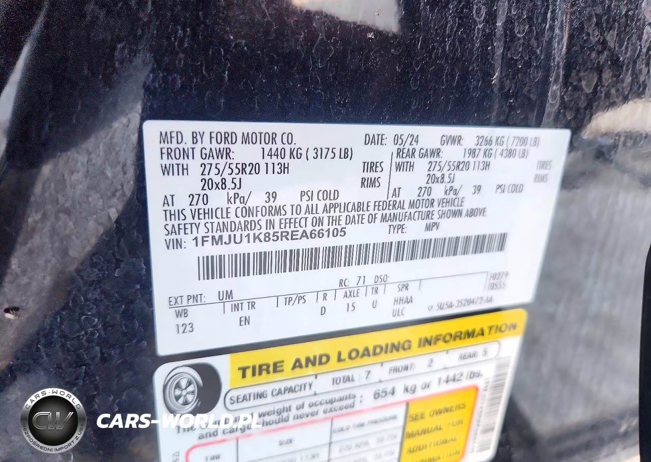 2024 Ford Expedition Limited VIN:1FMJU1K85REA66105 - 14