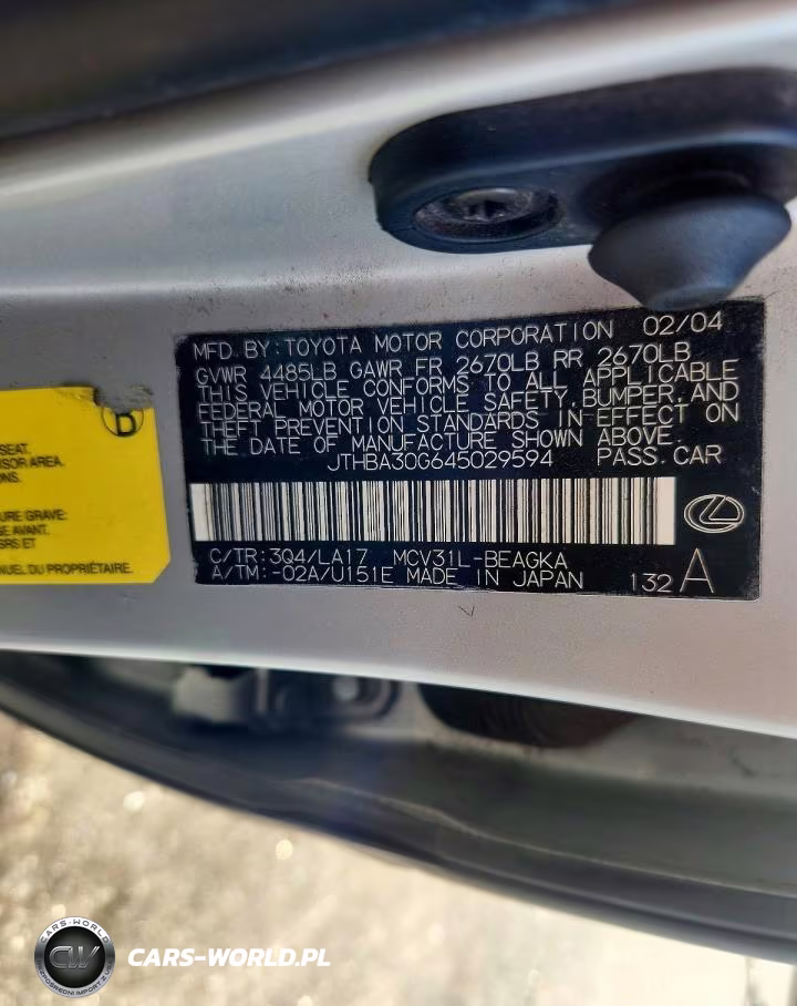 2004 Lexus Es 330 VIN:JTHBA30G645029594 - 12