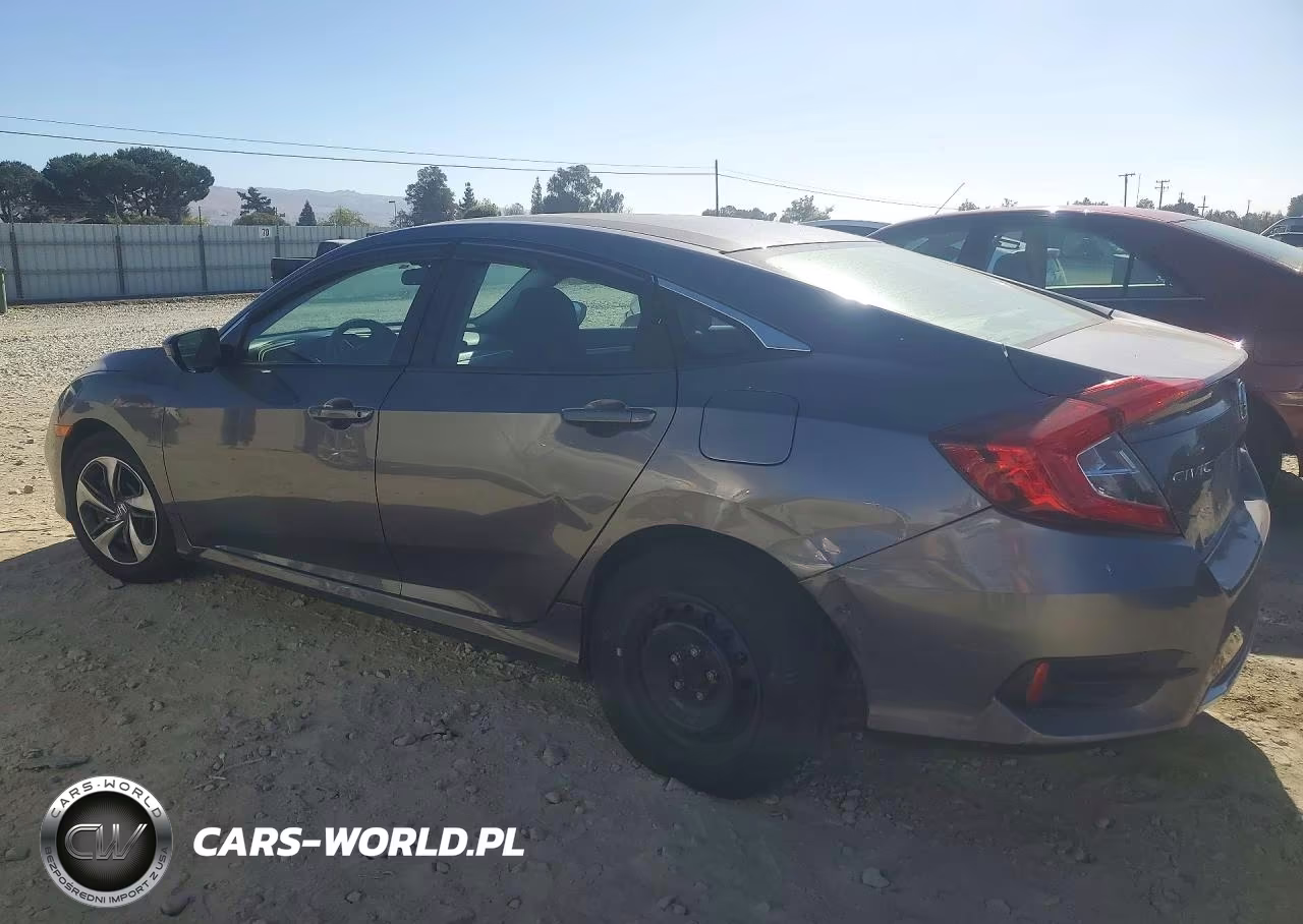 2019 Honda Civic Lx VIN:19XFC2F61KE200727 - 2