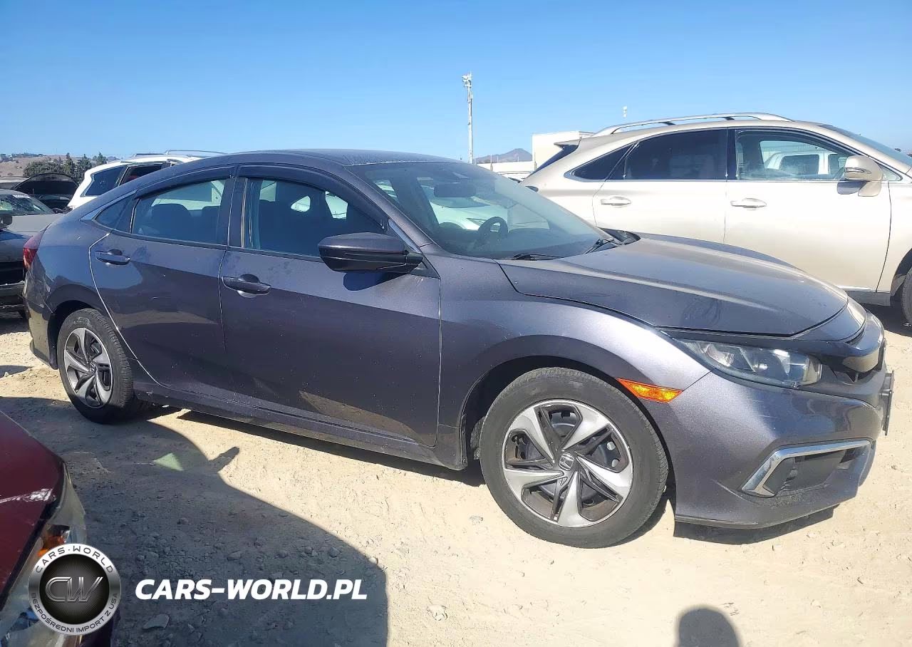 2019 Honda Civic Lx VIN:19XFC2F61KE200727 - 4