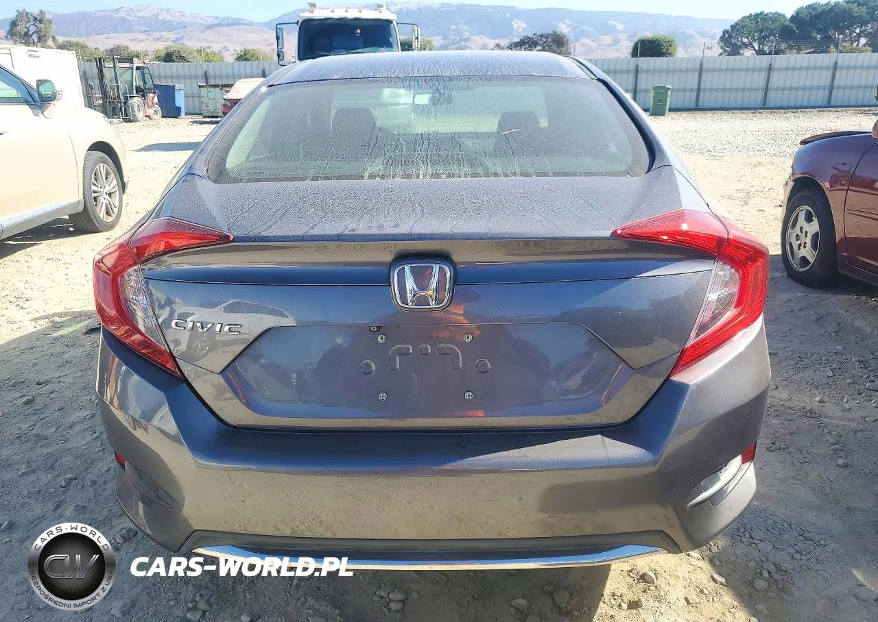 2019 Honda Civic Lx VIN:19XFC2F61KE200727 - 6