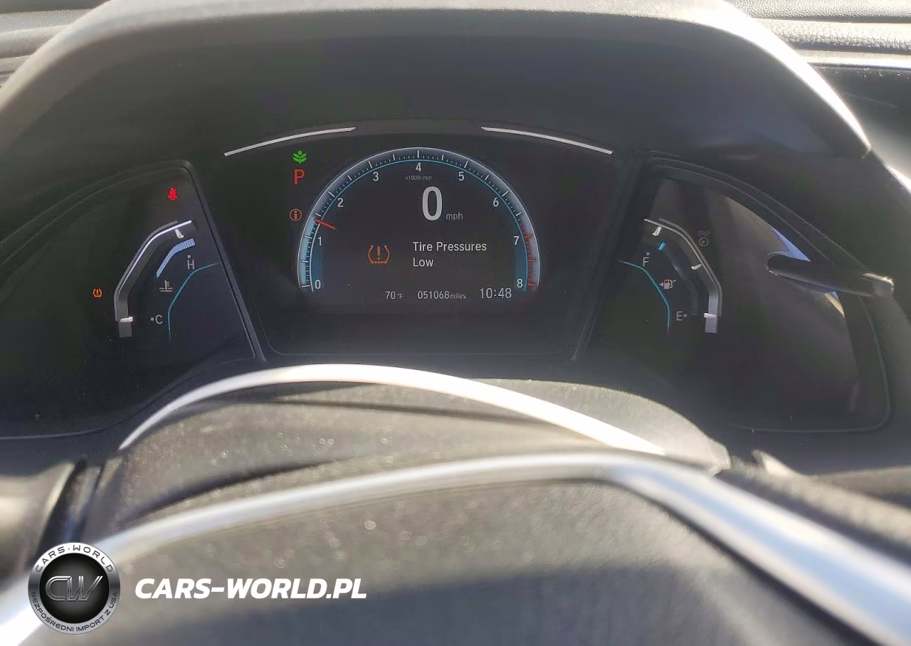 2019 Honda Civic Lx VIN:19XFC2F61KE200727 - 9