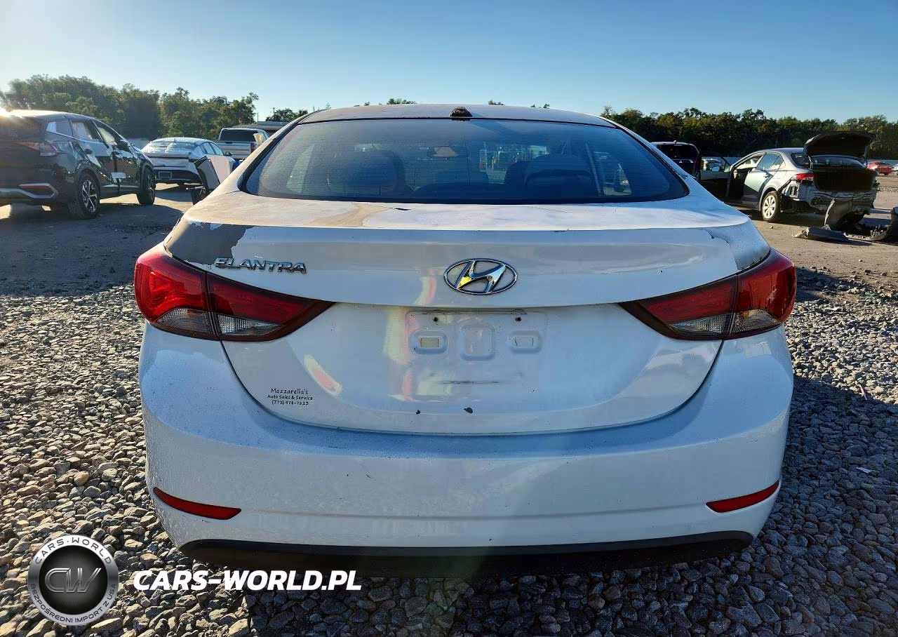 2016 Hyundai Elantra Se VIN:5NPDH4AE8GH797347 - 6