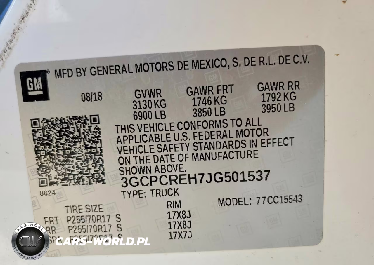 2018 Chevrolet Silverado C1500 Lt VIN:3GCPCREH7JG501537 - 12