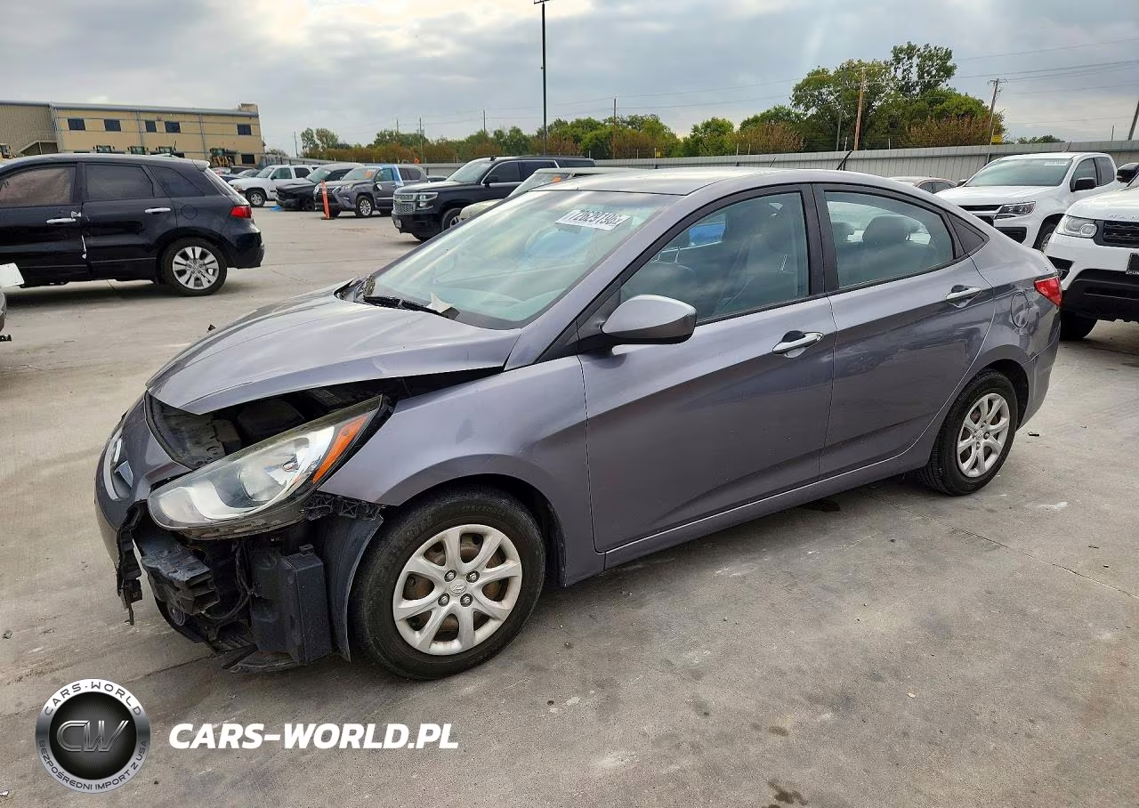 2014 Hyundai Accent Gls VIN:KMHCT4AE5EU711548 - 1