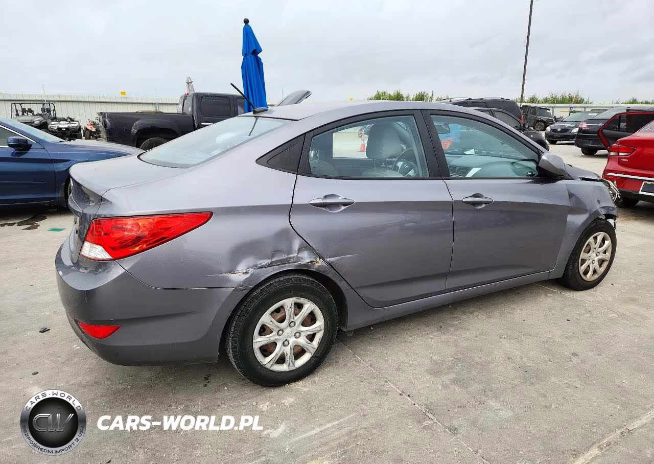 2014 Hyundai Accent Gls VIN:KMHCT4AE5EU711548 - 3