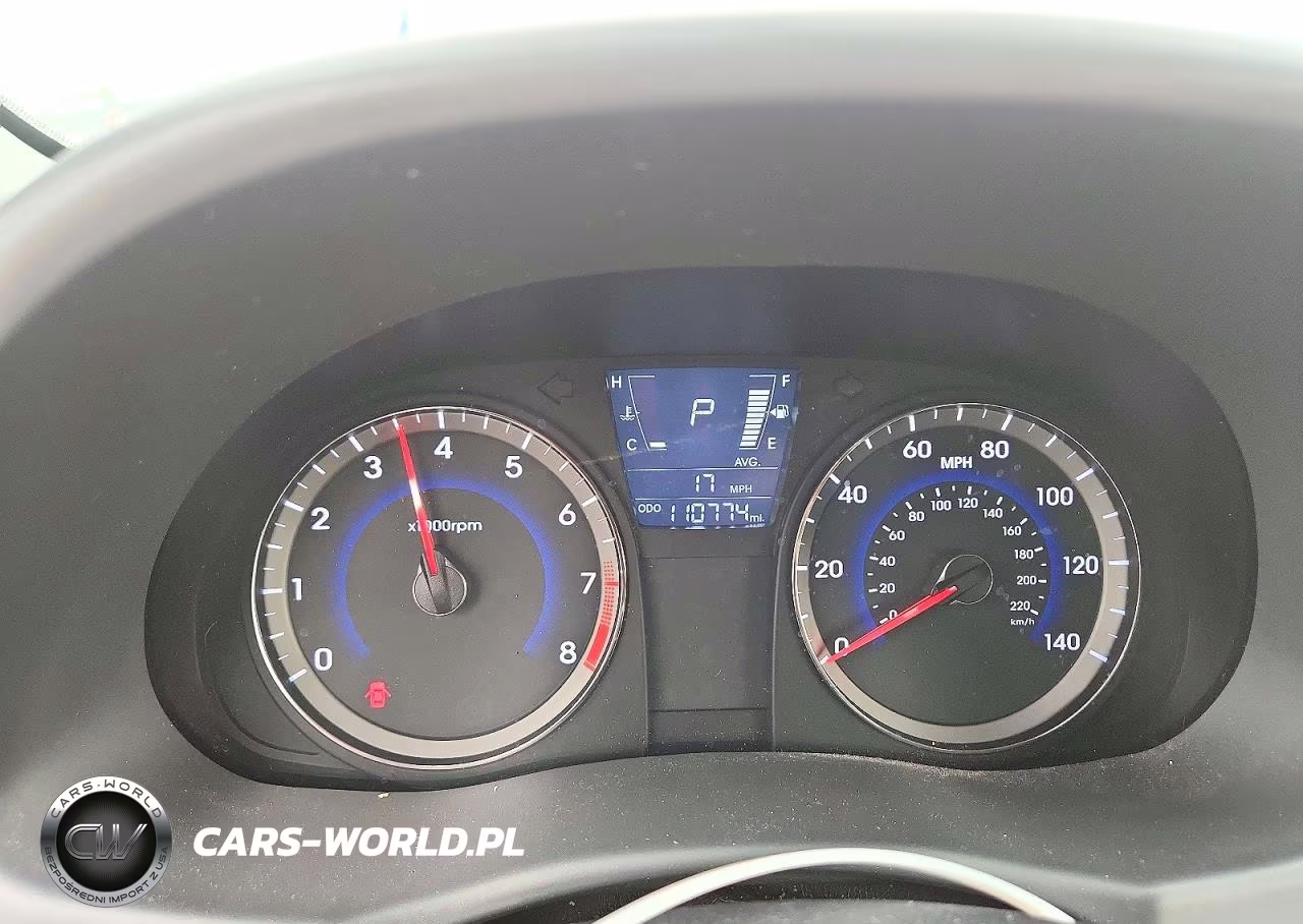 2014 Hyundai Accent Gls VIN:KMHCT4AE5EU711548 - 9