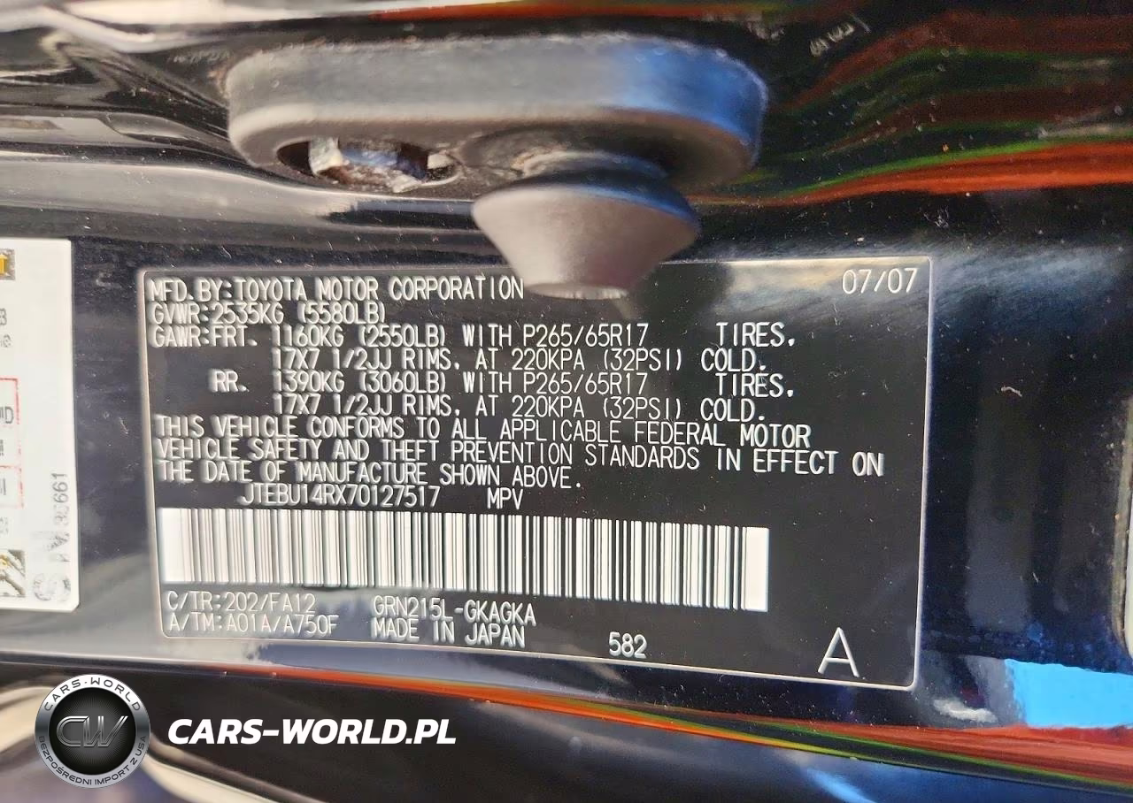 2007 Toyota 4Runner Sr5 VIN:JTEBU14RX70127517 - 14