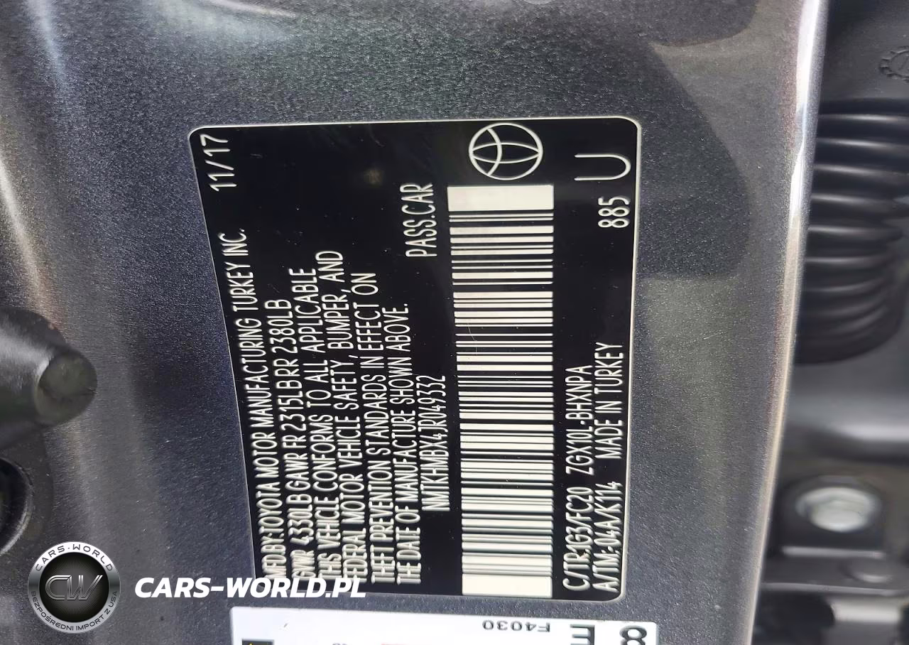 2018 Toyota C-Hr Xle VIN:NMTKHMBX4JR049332 - 13