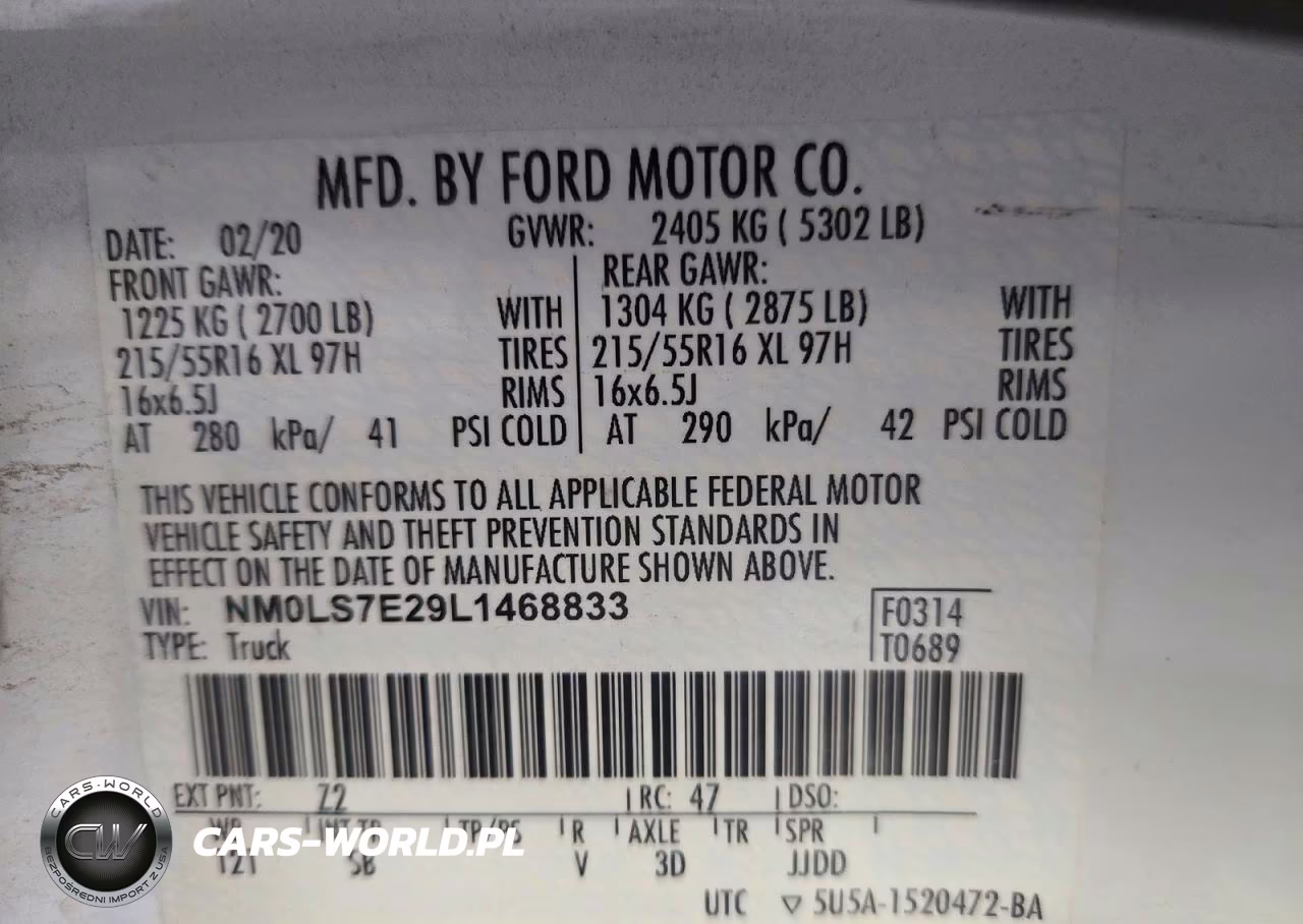 2020 Ford Transit Connect Xl VIN:NM0LS7E29L1468833 - 13