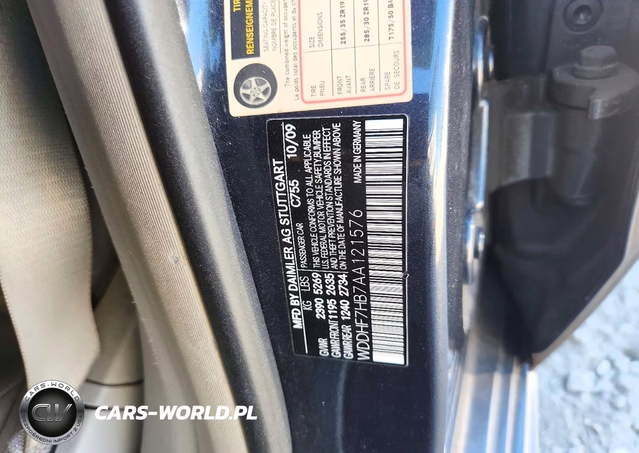 2010 Mercedes-Benz E 63 Amg VIN:WDDHF7HB7AA121576 - 12