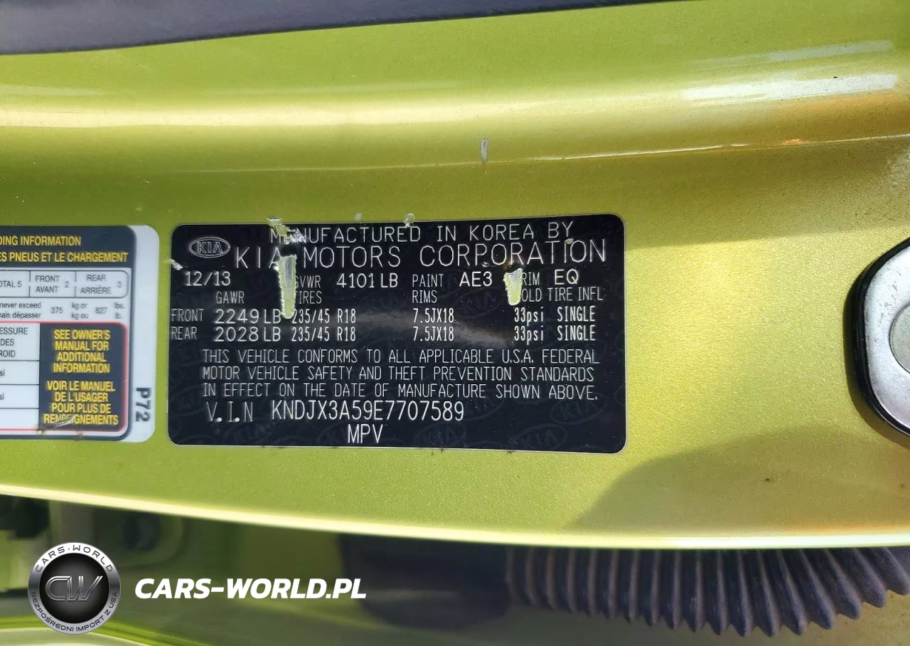 2014 Kia Soul ! VIN:KNDJX3A59E7707589 - 14