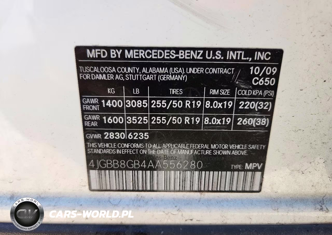 2010 Mercedes-Benz Ml 350 4Matic VIN:4JGBB8GB4AA556280 - 13
