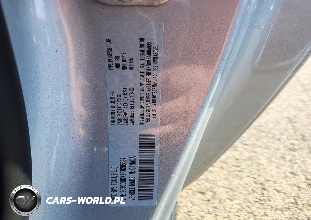2024 Dodge Charger Daytona Scat Pack VIN:2C3CDBDK2RR205397 - 12