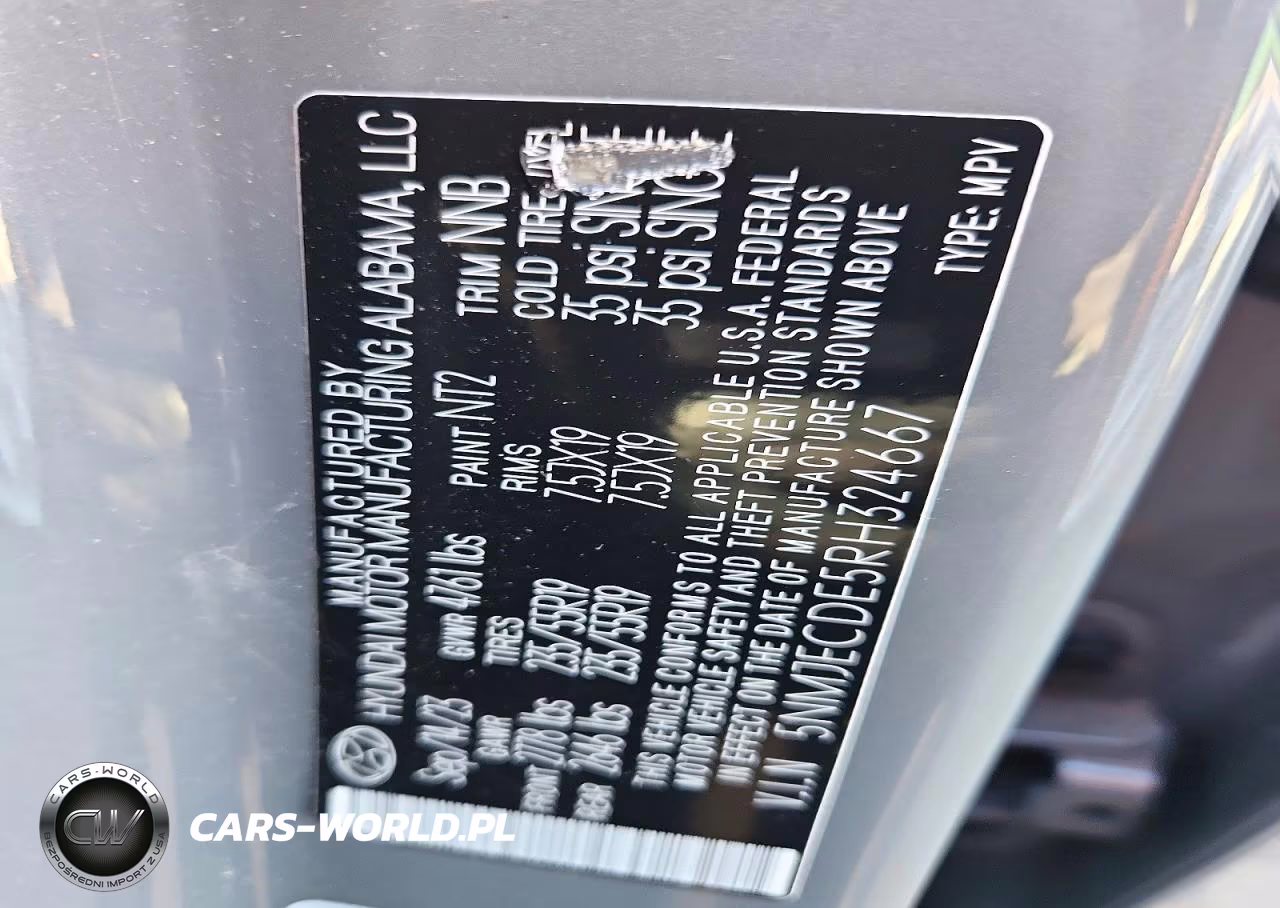 2024 Hyundai Tucson Limited VIN:5NMJECDE5RH324667 - 12