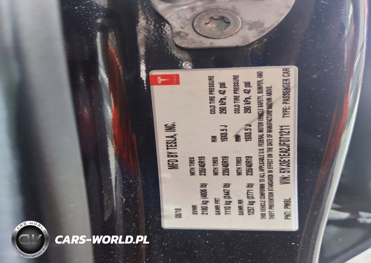 2018 Tesla Model 3 VIN:5YJ3E1EA2JF071211 - 13