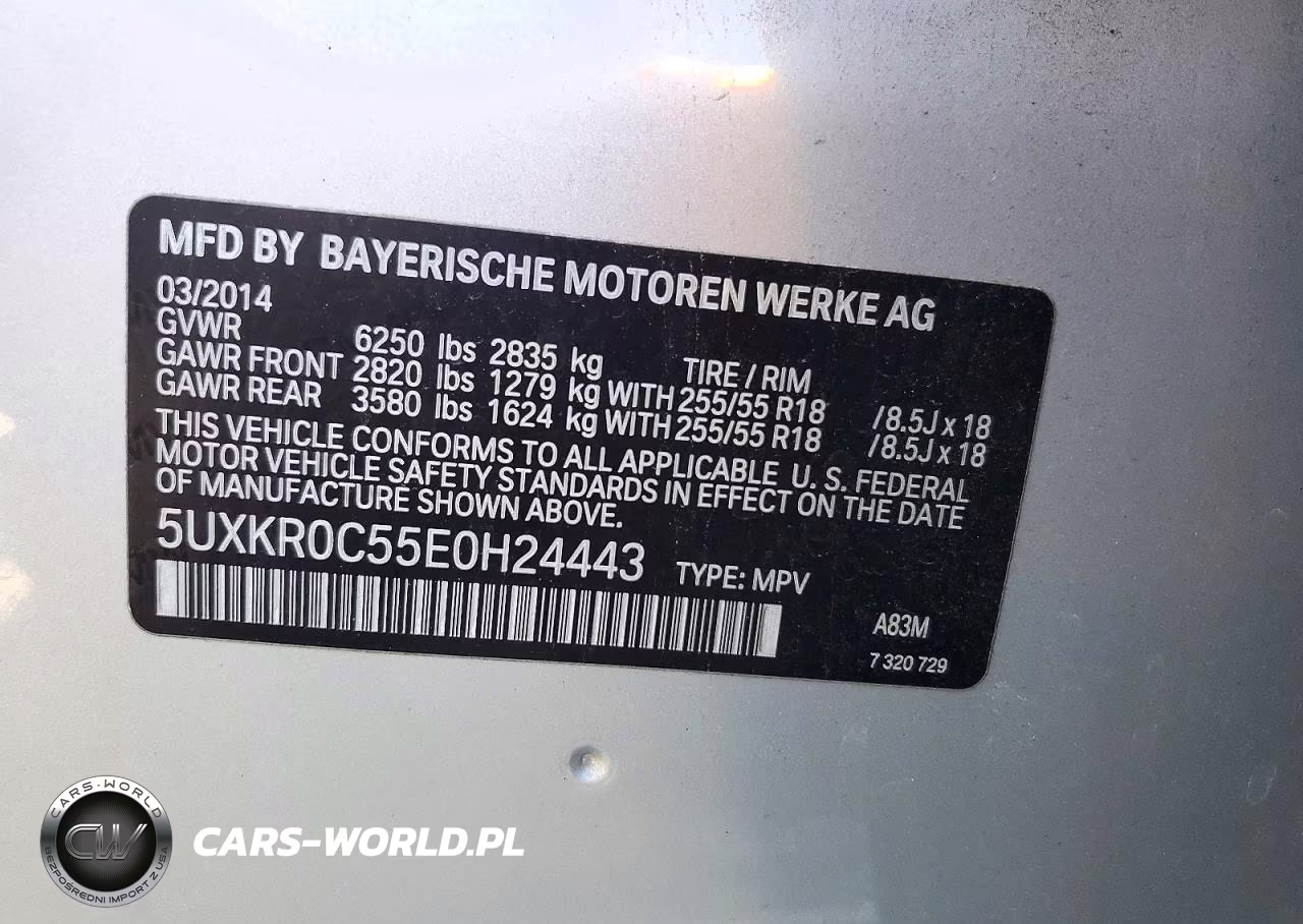 2014 BMW X5 xDrive35I VIN:5UXKR0C55E0H24443 - 13