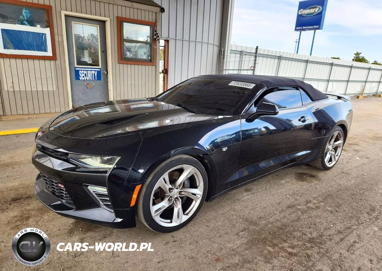 2018 Chevrolet Camaro Ss VIN:1G1FH3D70J0131998 - 1