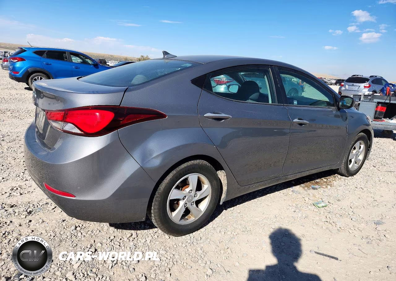 2014 Hyundai Elantra Se VIN:5NPDH4AE2EH517290 - 3