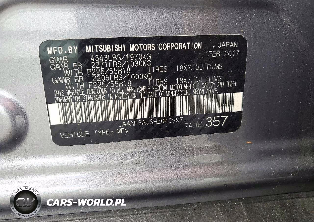 2017 Mitsubishi Outlander Sport Es VIN:JA4AP3AU5HZ040997 - 13
