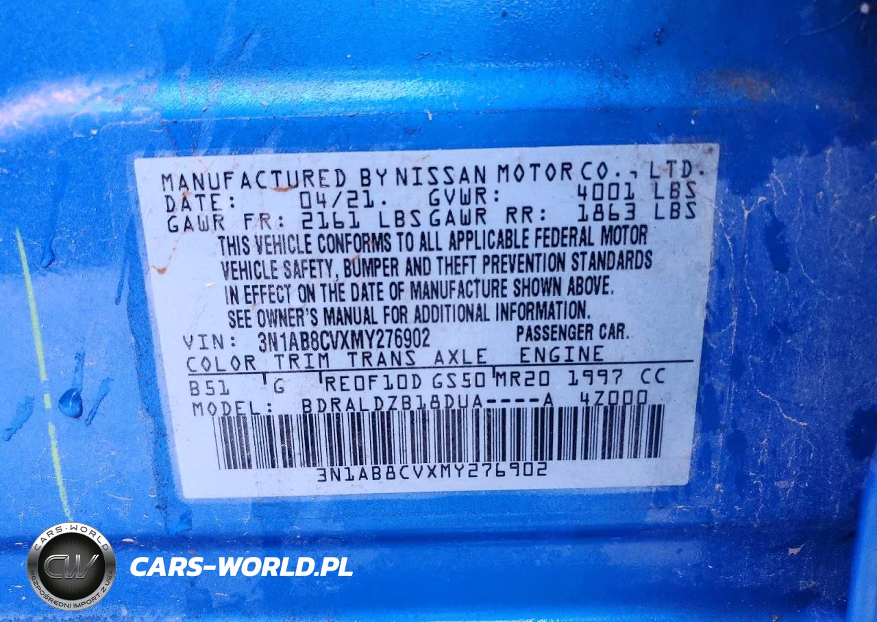 2021 Nissan Sentra Sv VIN:3N1AB8CVXMY276902 - 12
