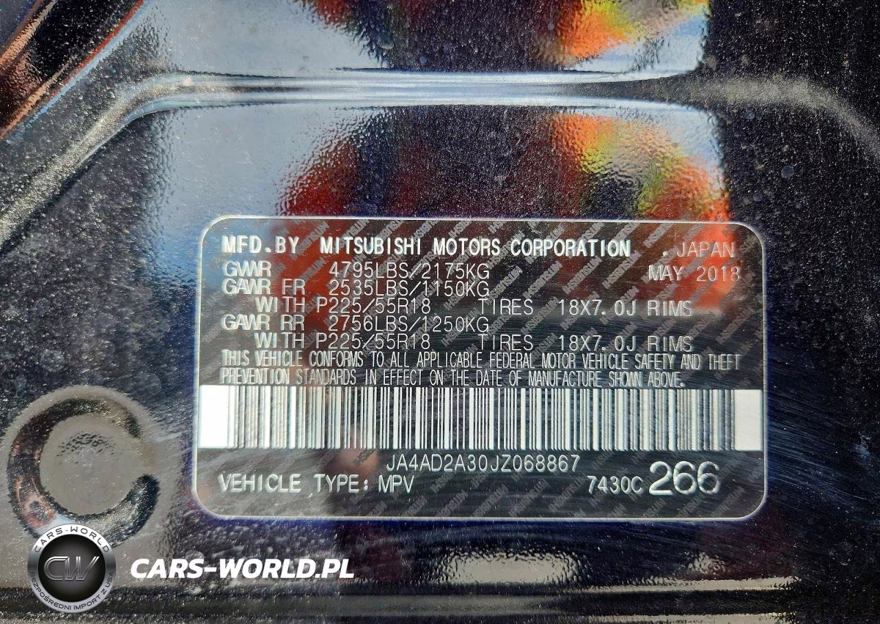 2018 Mitsubishi Outlander VIN:JA4AD2A30JZ068867 - 14