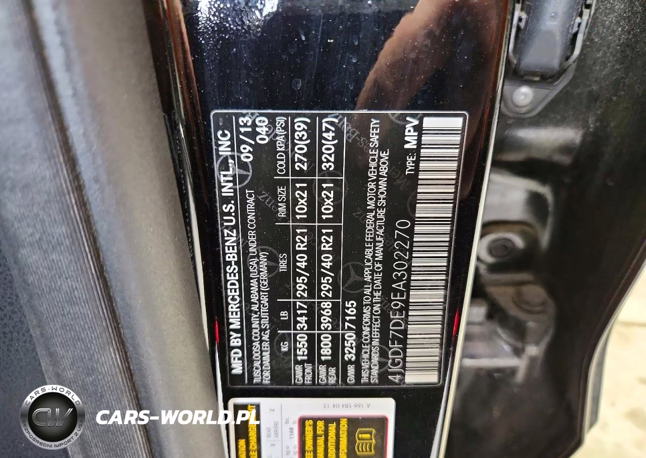 2014 Mercedes-Benz Gl 550 4Matic VIN:4JGDF7DE9EA302270 - 13