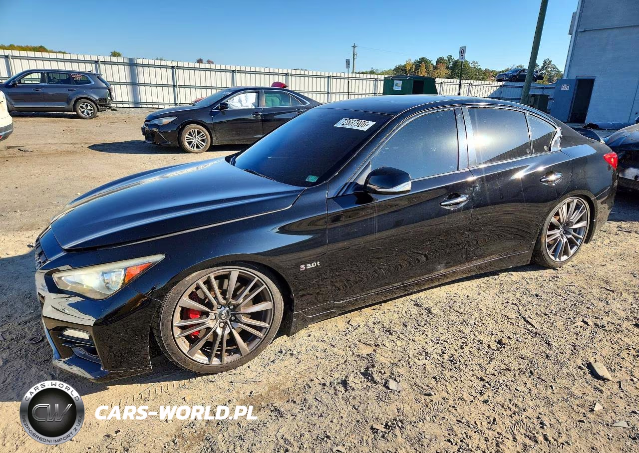 2017 Infiniti Q50 Red Sport 400 VIN:JN1FV7AP3HM850888 - 1