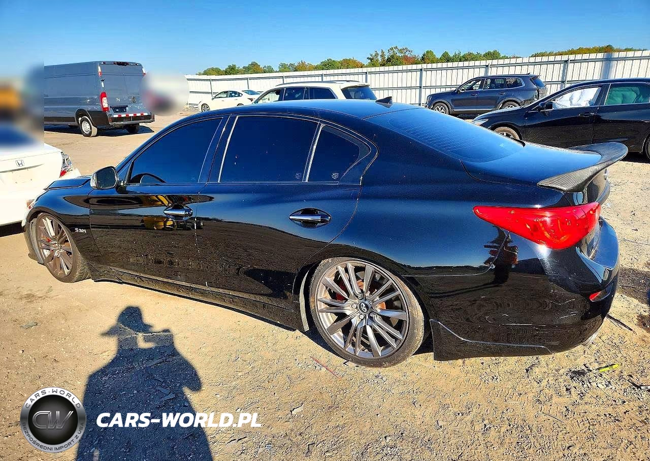 2017 Infiniti Q50 Red Sport 400 VIN:JN1FV7AP3HM850888 - 2
