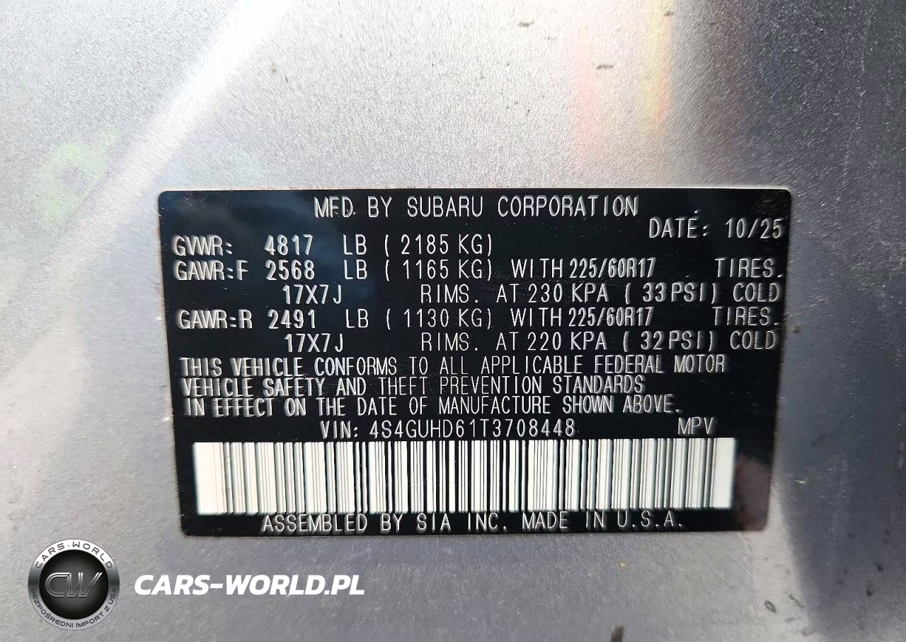 2026 Subaru Crosstrek Premium VIN:4S4GUHD61T3708448 - 14
