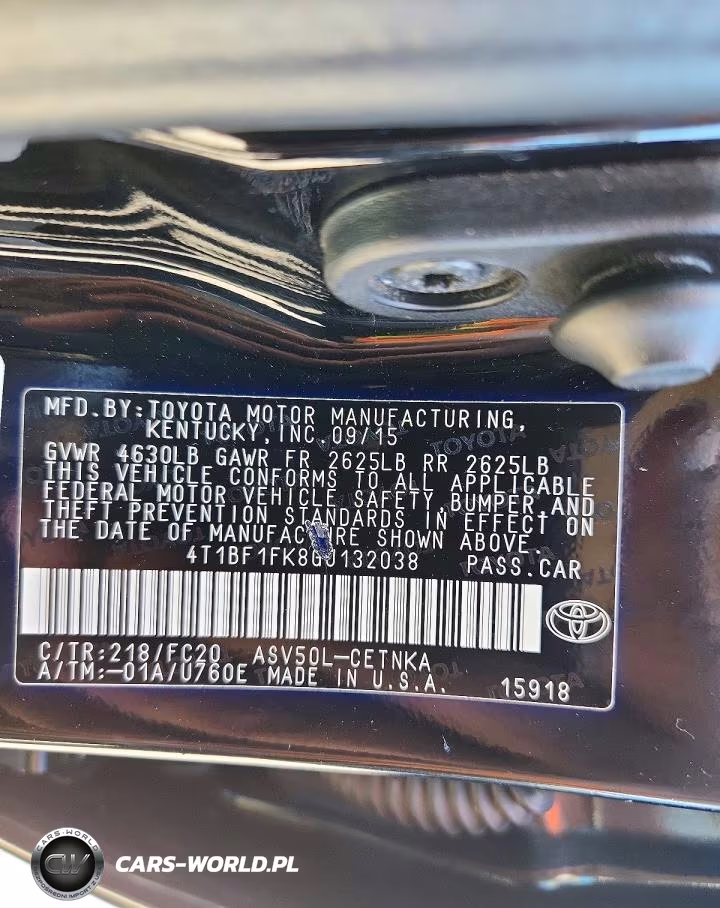 2016 Toyota Camry Le VIN:4T1BF1FK8GU132038 - 12