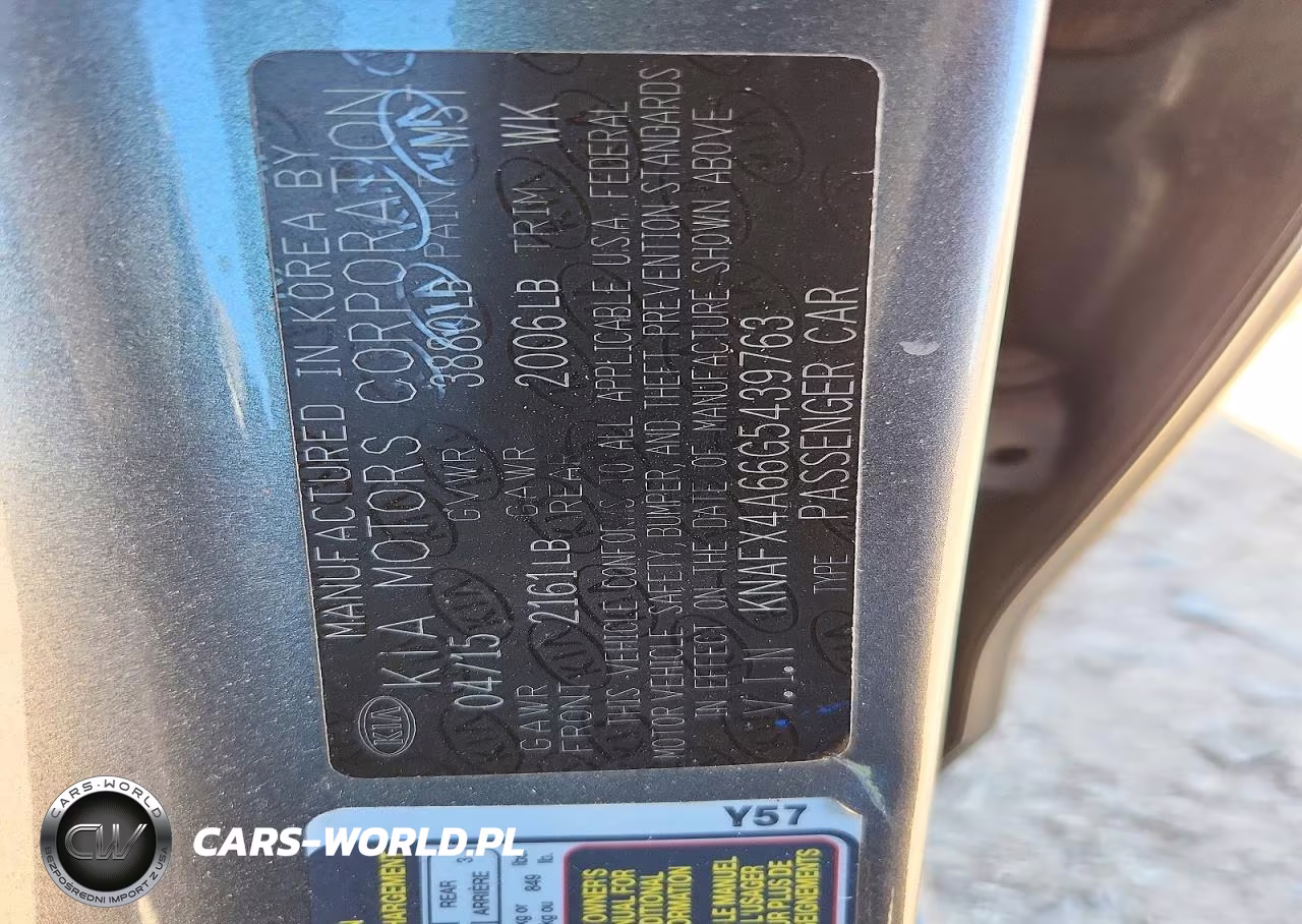 2016 Kia Forte Lx VIN:KNAFX4A66G5439763 - 13