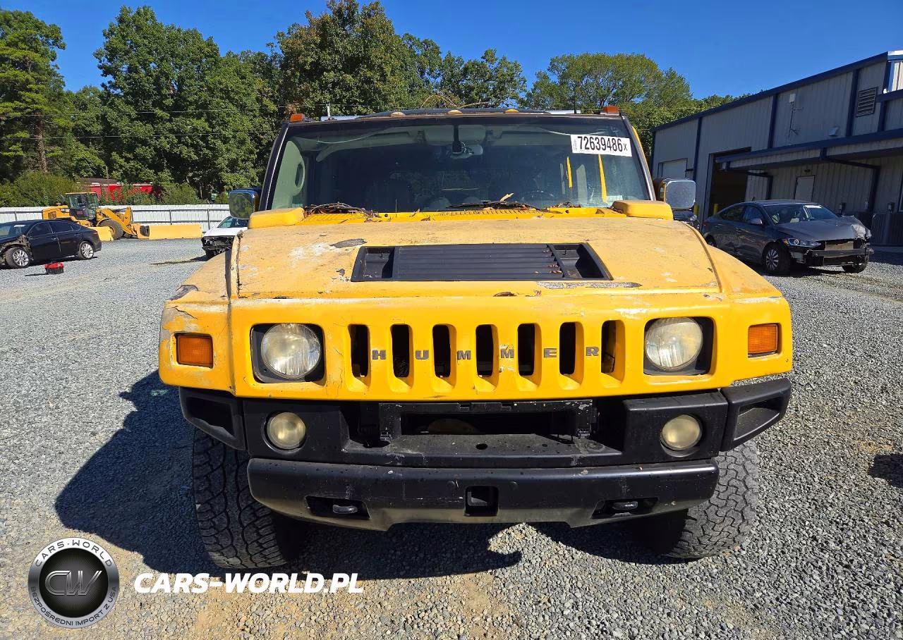 2003 Hummer H2 VIN:5GRGN23U33H107431 - 5