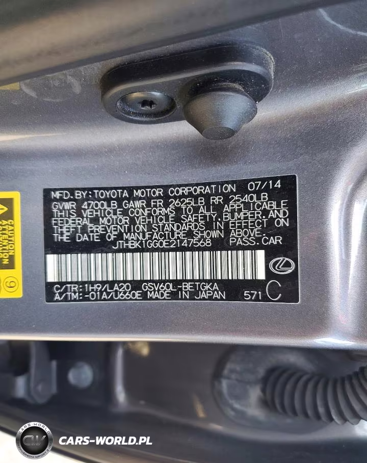 2014 Lexus Es 350 VIN:JTHBK1GG0E2147568 - 12