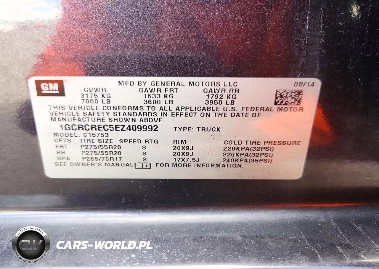 2014 Chevrolet Silverado C1500 Lt VIN:1GCRCREC5EZ409992 - 12
