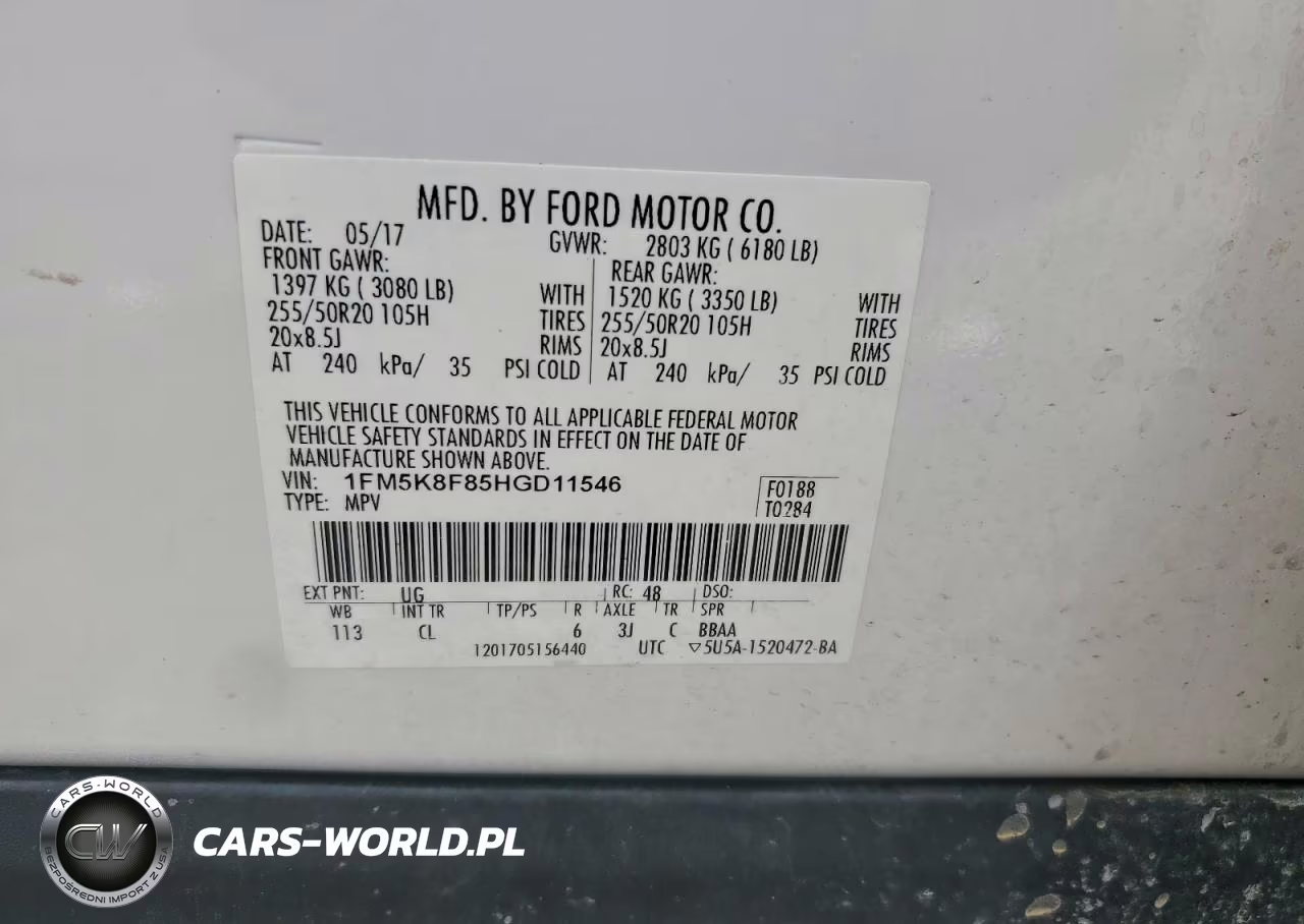 2017 Ford Explorer Limited VIN:1FM5K8F85HGD11546 - 13