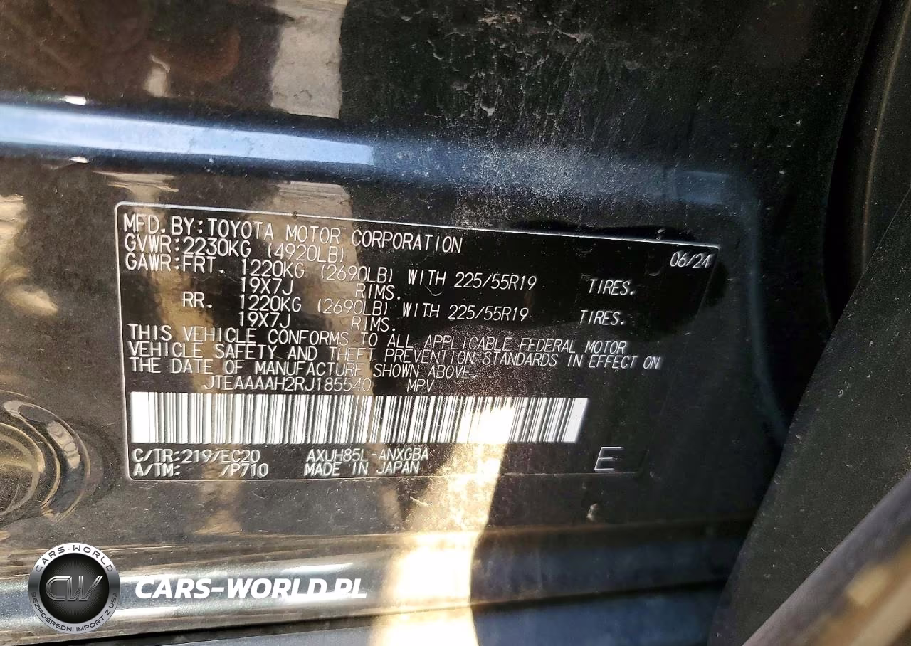 2024 Toyota Venza Nightshade Edition VIN:JTEAAAAH2RJ185540 - 13