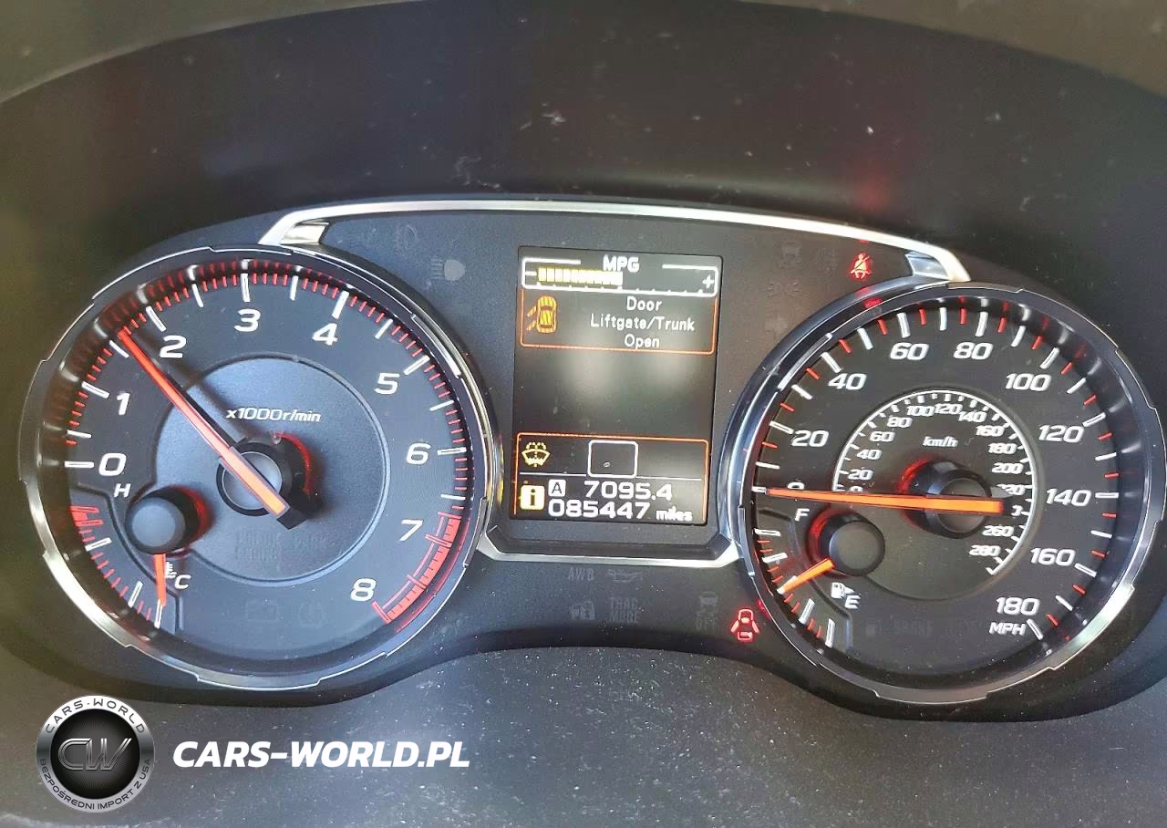 2019 Subaru Wrx Limited VIN:JF1VA1H67K9826544 - 9